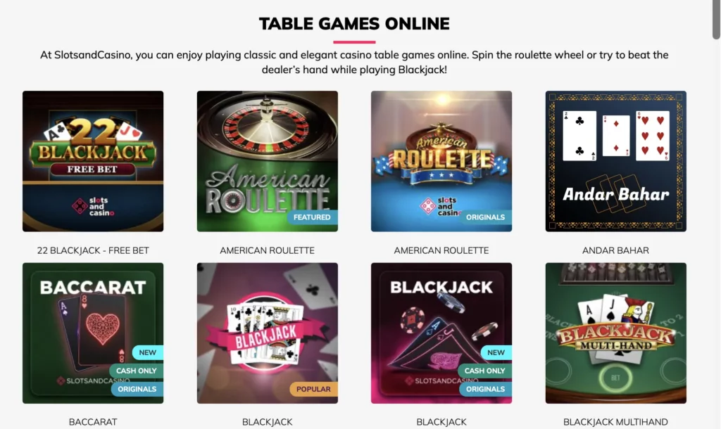 Live Casino and Real-Time Play